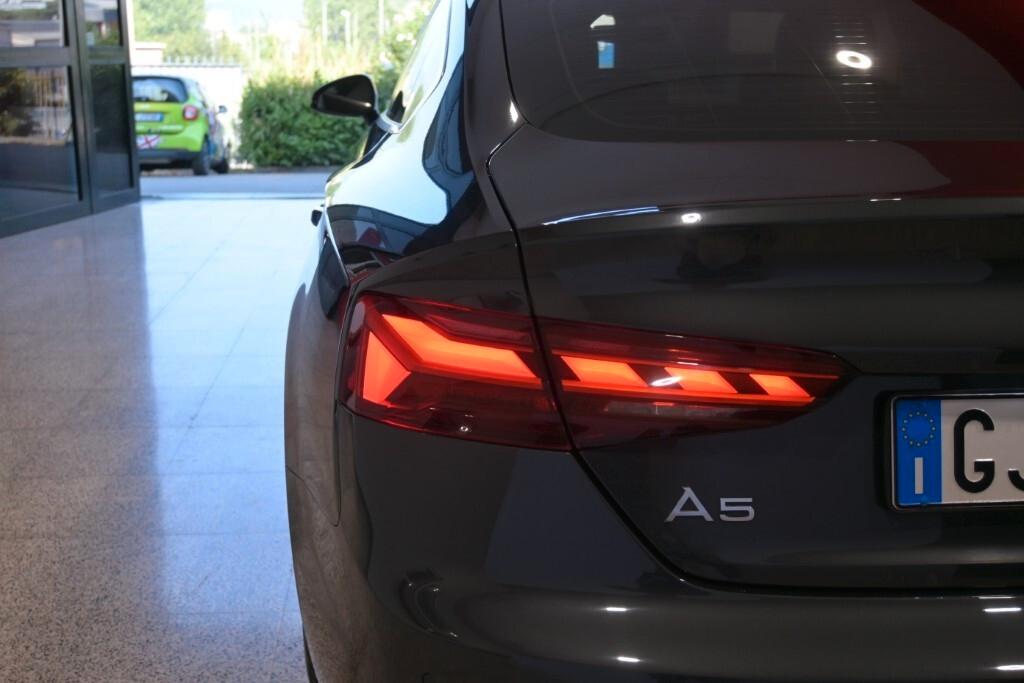 AUDI A5 SPORTBACK 40 TDI 204CV S-TRONIC QUATTRO BUSINESS ( FARI LED - CLIMA TRIZONA - CRUISE - NAVI - MIRROR - PDC - TELECAMERA POST. ) KM 36000