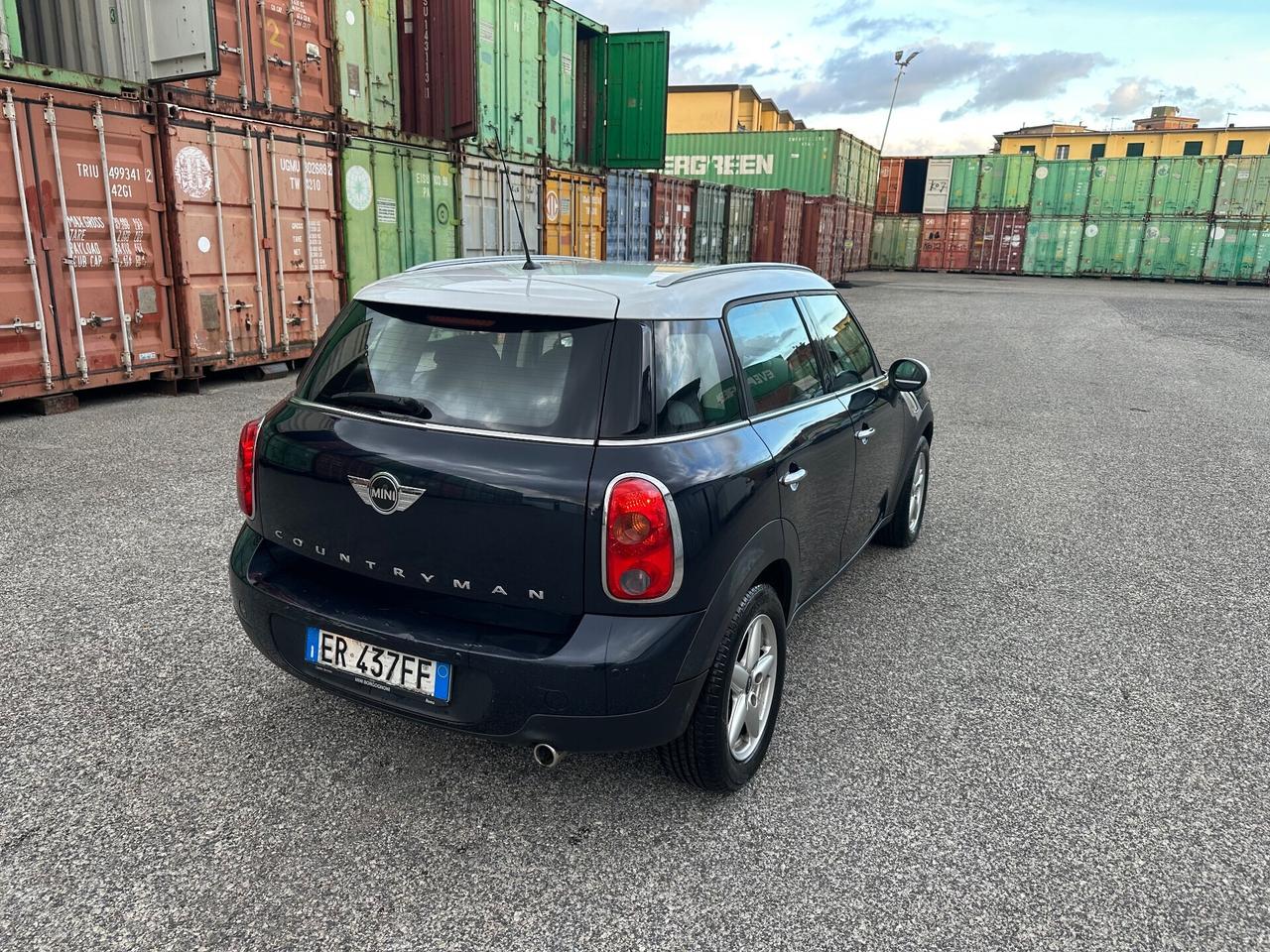 Mini Cooper Countryman 1.6 D blu/bianco