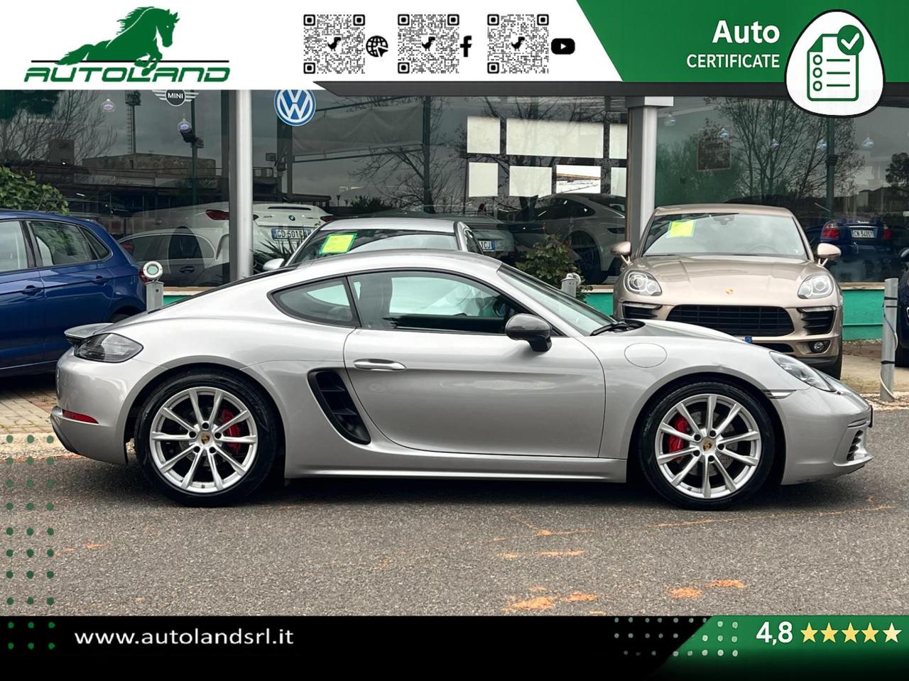 Porsche 718 Cayman 2.0 300cv pdk UNIPRO UFFICIALE