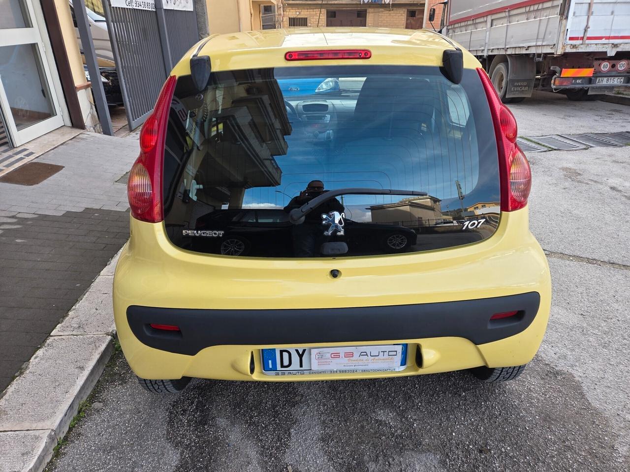 PEUGEOT 107 ANNO 2009 5PORTE SOLI KM 78000 CERTIF
