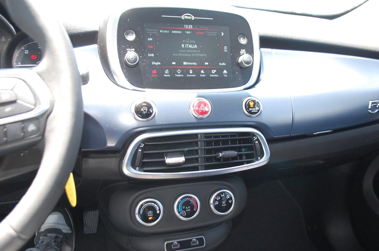 Fiat 500X 1.3 mjet Club 95CV Uff Italy Lega USB Bluetooth