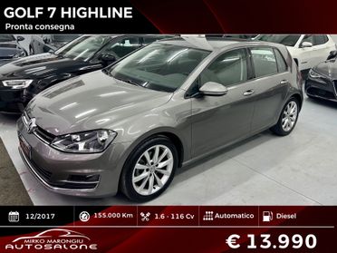 VW Golf 7 DSG 5p. HIGHLINE Technology FINANZIABILE