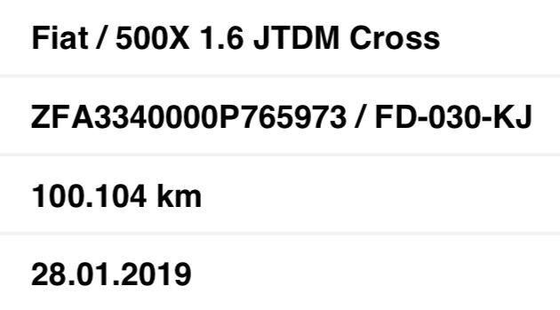Fiat 500X 1.6 MJT AUTOMATICA CROSS