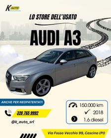 Audi A3 1.6 TDI Cambio Automatico