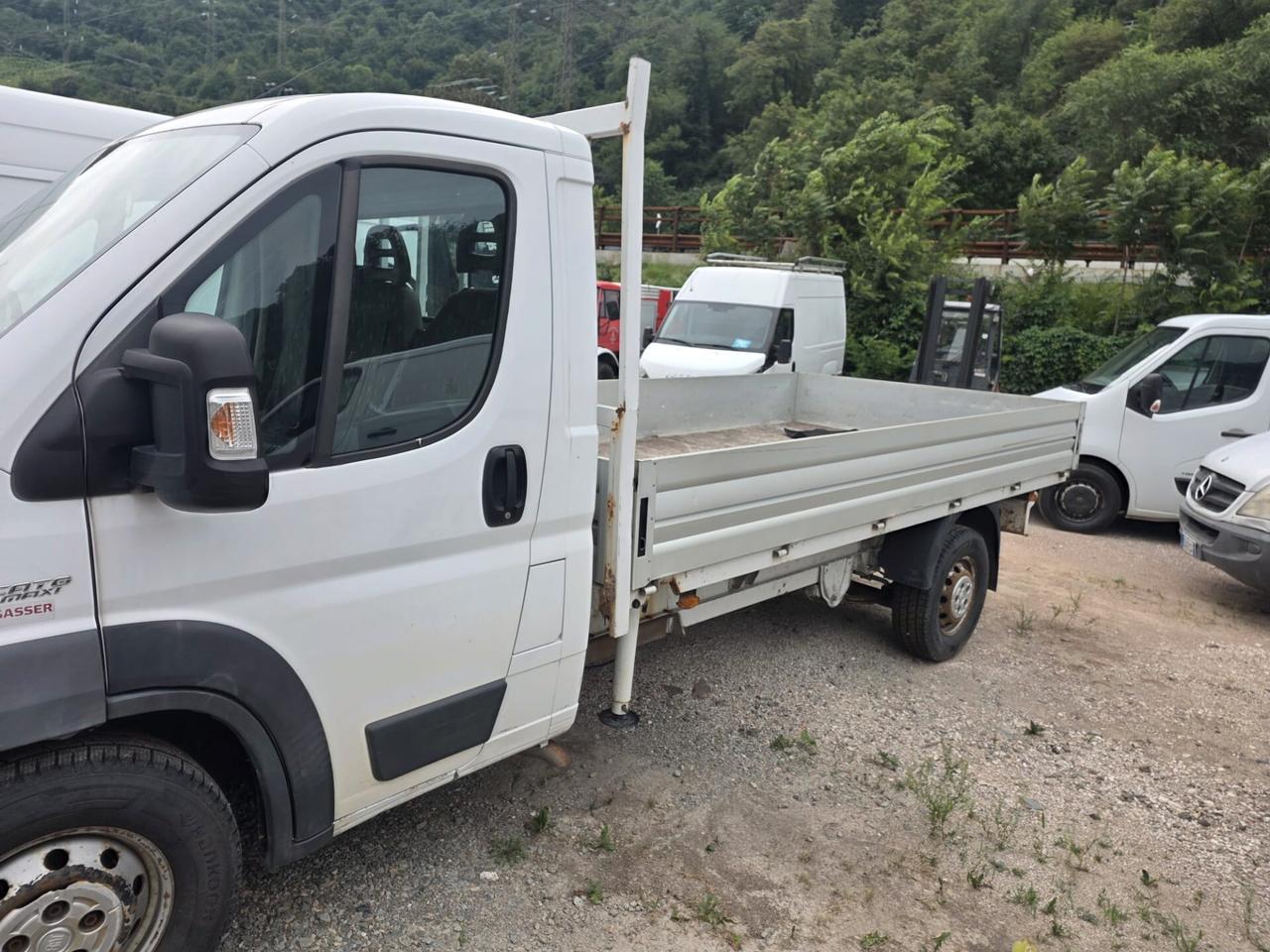 Fiat ducato cassone fisso e gru