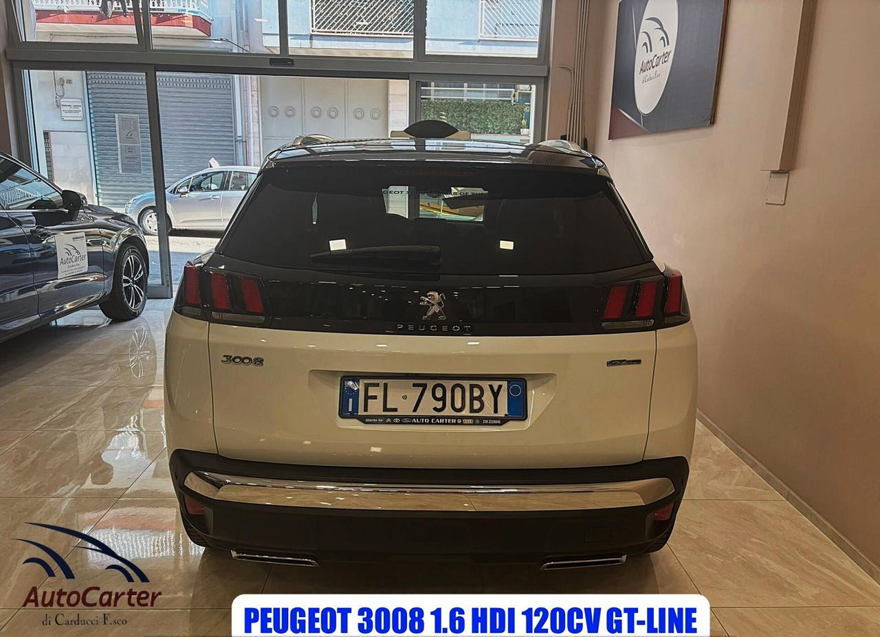 Peugeot 3008 1.6 Blue-HDI 120CV GT-LINE