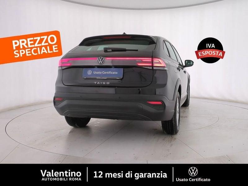 Volkswagen Taigo 1.0 TSI 110 CV Life
