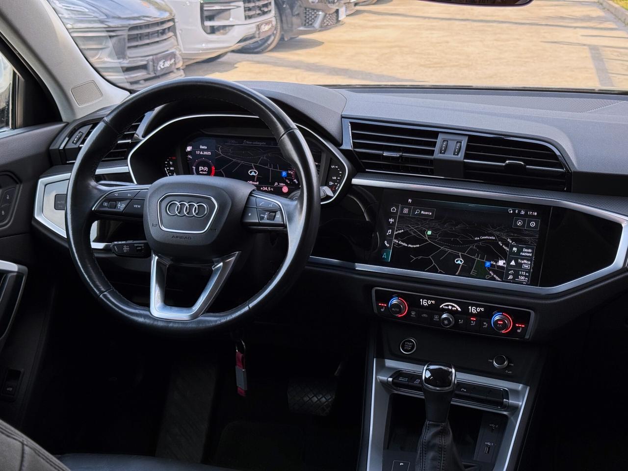 Audi Q3 Sportback 35 TDI 150 CV S-tronic CAR PLAY CAM