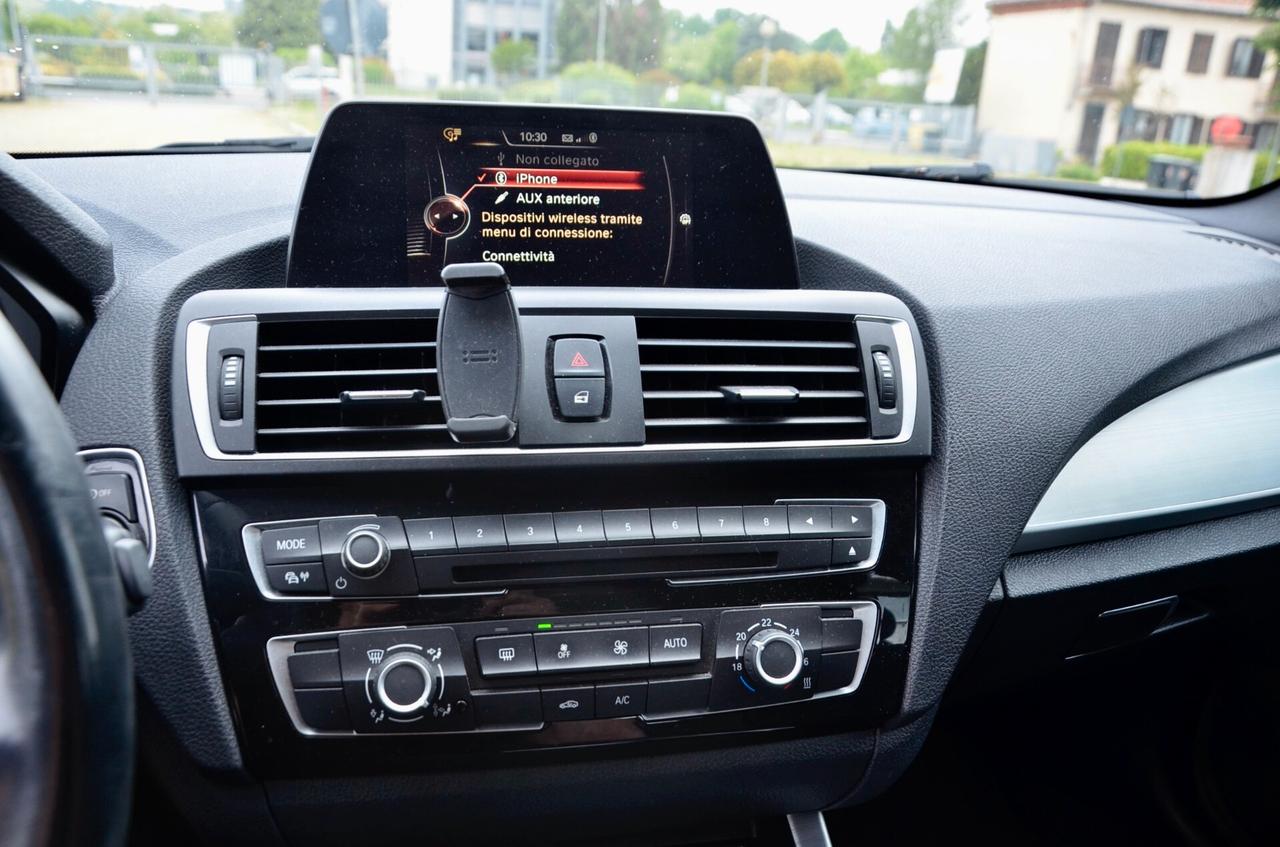 BMW 120d MSPORT 5p 190cv AUTO, UFF ITALIANA, EURO 6B, FARI FULL LED, ALCANTARA, 18", PERMUTE
