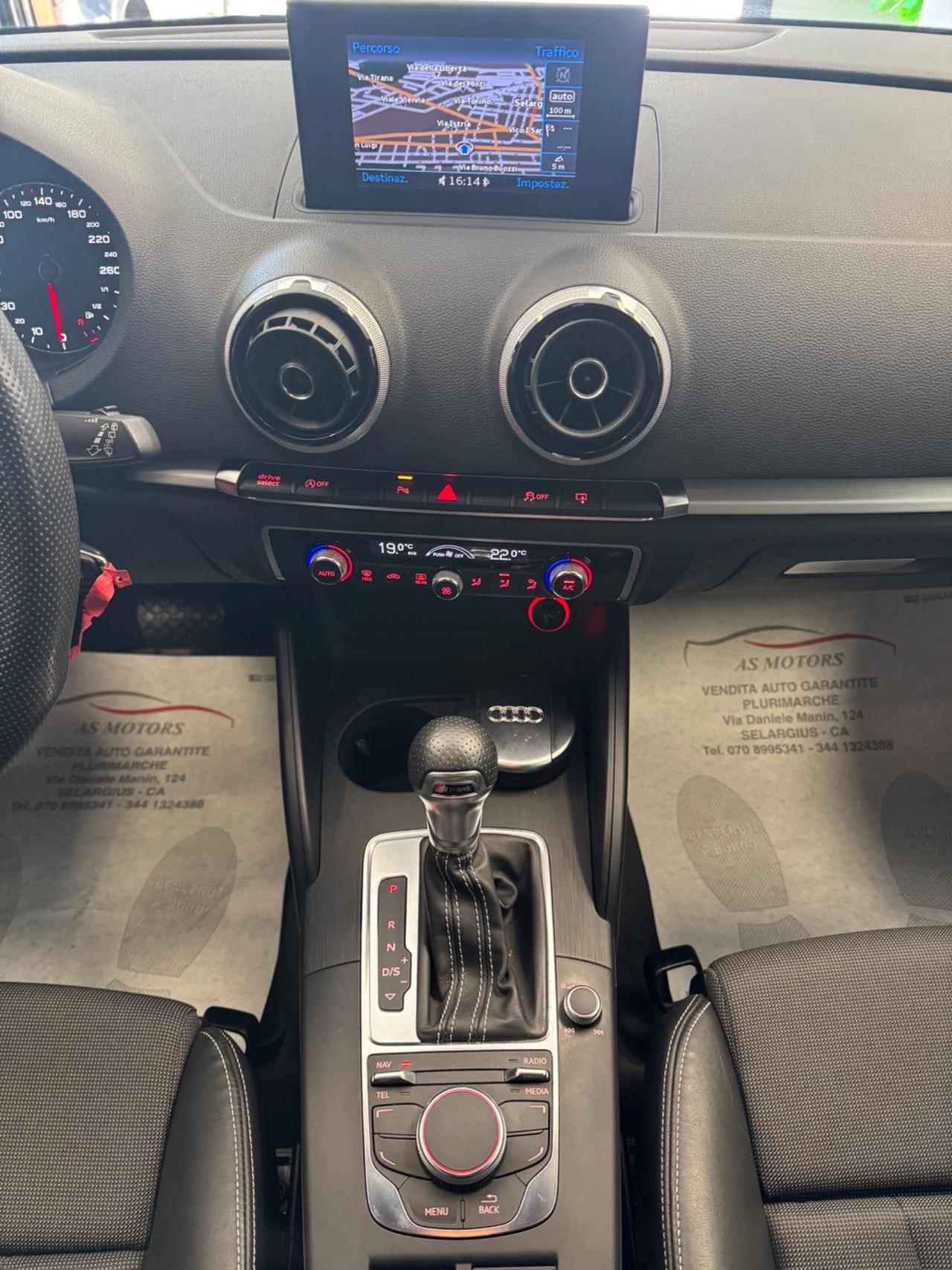 Audi A3 SPB 1.6 TDI 110CV S-LINE FINANZIABILE