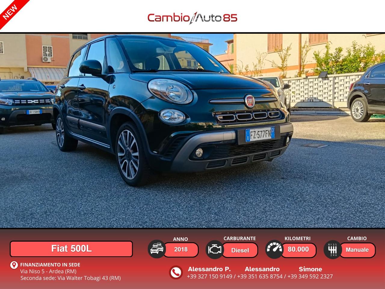 Fiat 500L 1.3 Multijet 95 CV Cross