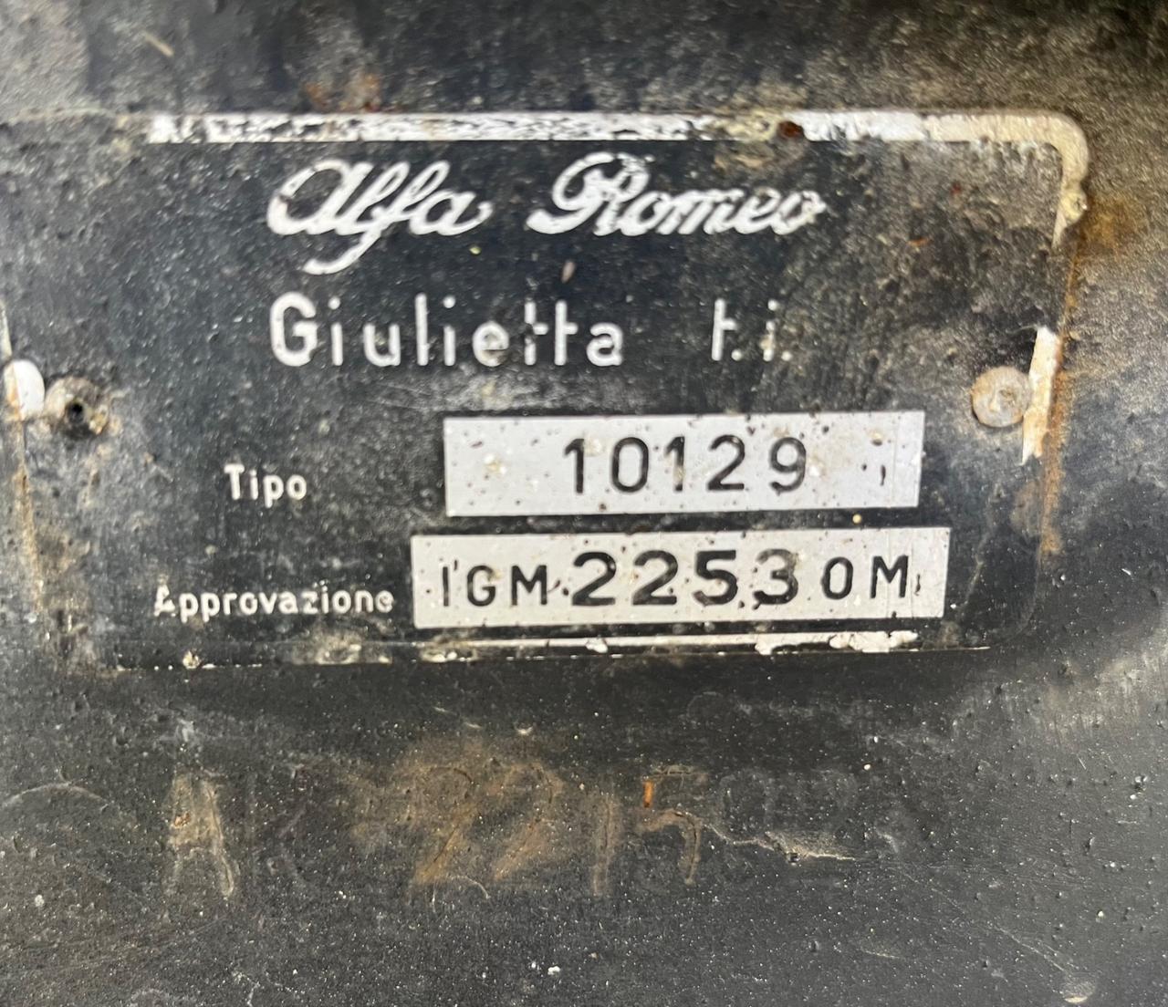 Alfa Romeo Giulietta t.i. CORSA