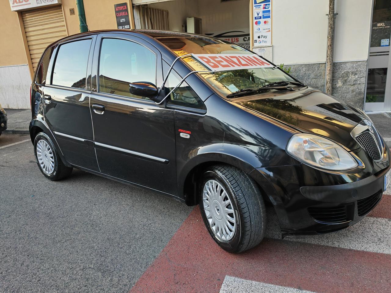 LANCIA MUSA 1.4 BENZINA CV77 KW47 ARGENTO