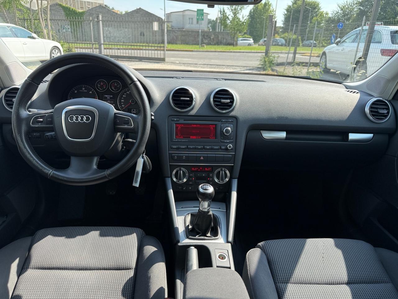 Audi A3 Sportback 2.0 tdi Ambition unico prop LED+NAVI+CERCHI