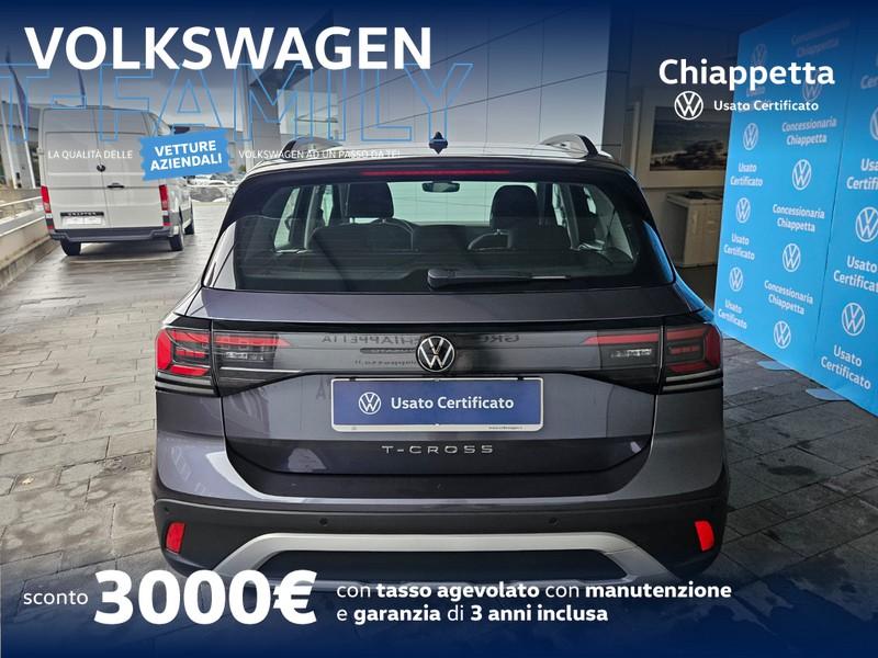 Volkswagen T-Cross 1.0 tsi life 95cv