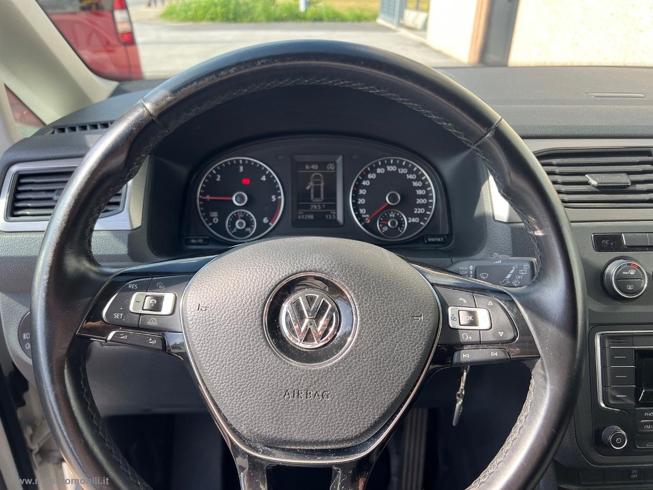VOLKSWAGEN Caddy 2.0 TDI 102CV Kombi Maxi PASSO LUNGO 5 POSTI PEDANA POSTERIORE