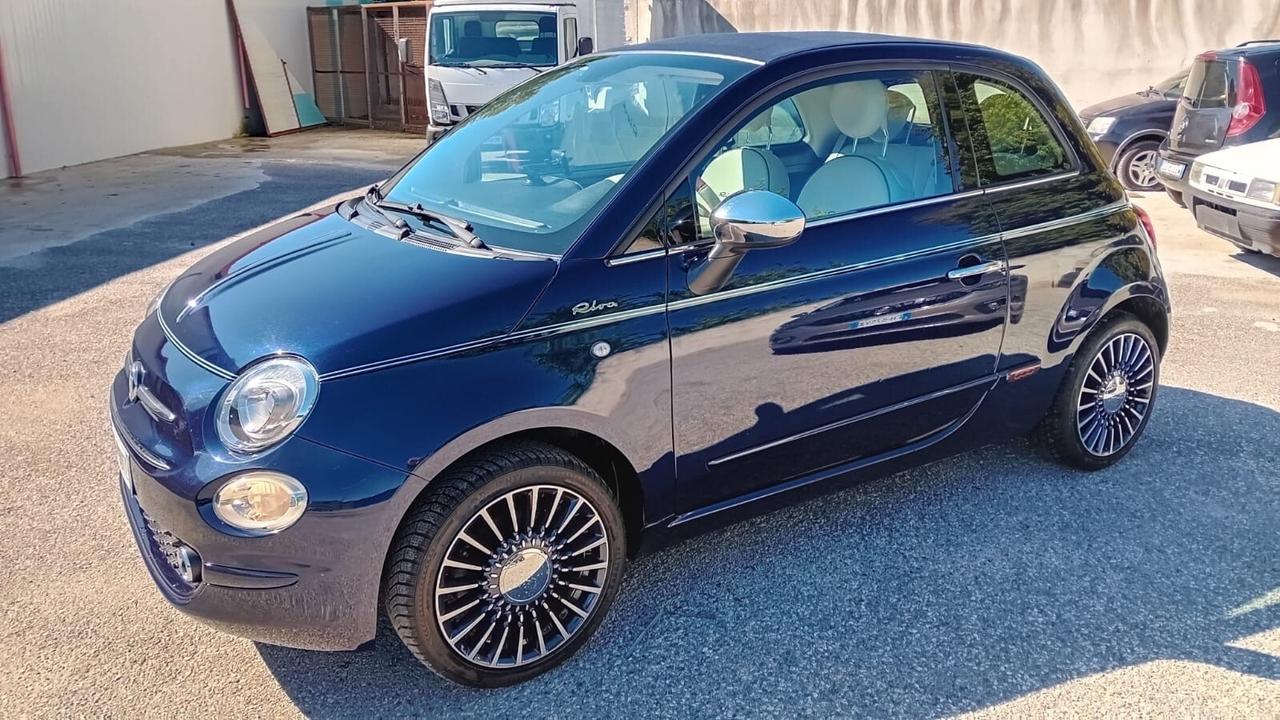 Fiat 500 cabrio “riva” 1.2 benz.-full opt-11/2016