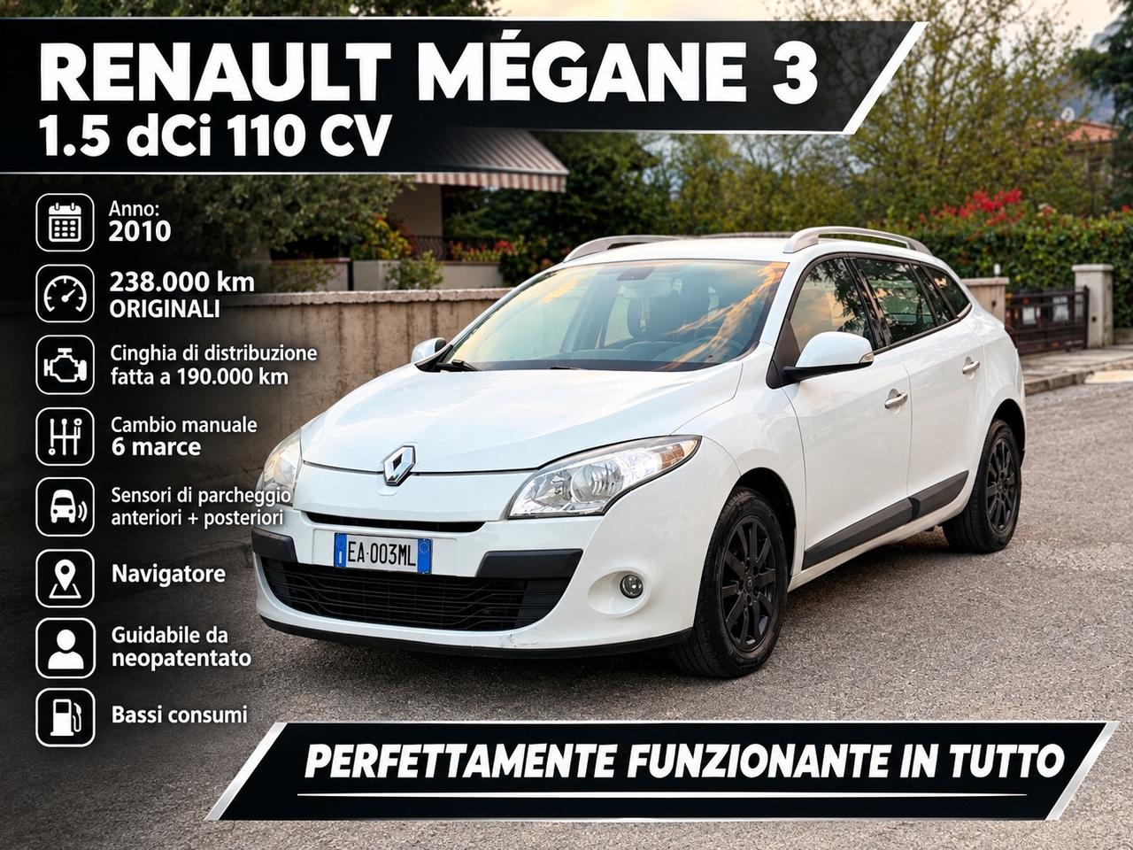 Renault Megane Mégane 1.5 dCi 110CV SporTour Confort