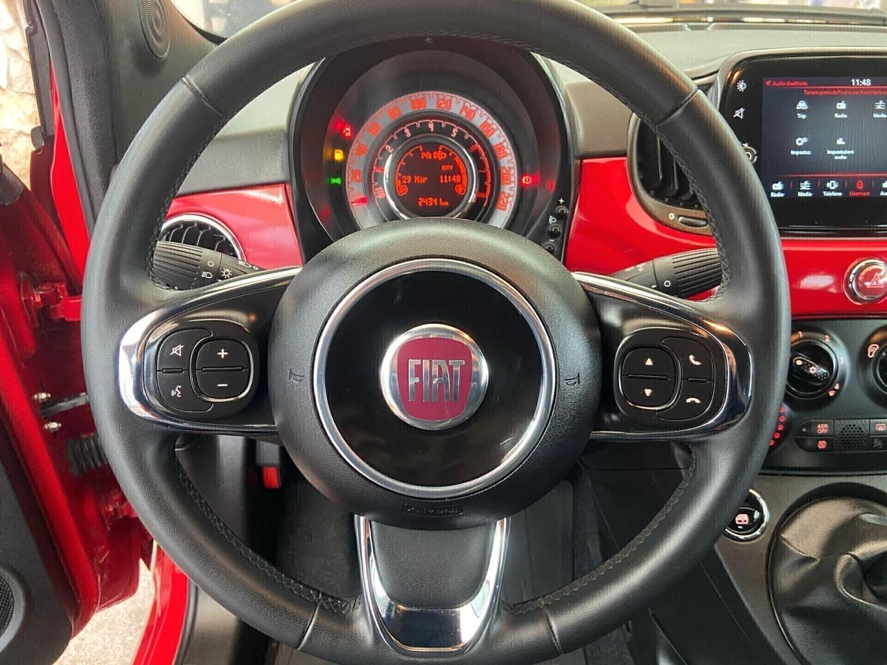 Fiat 500 1.0 Hybrid Red