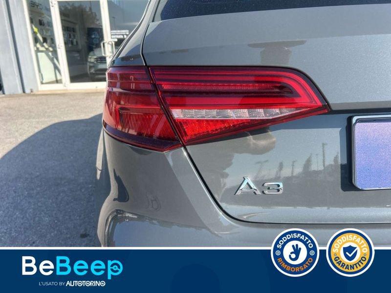 Audi A3 SPORTBACK 30 1.6 TDI ADMIRED 116CV S-TRONIC