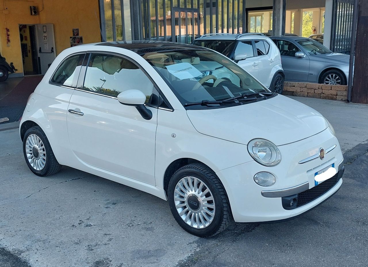 Fiat 500 neo patantati benz full lounge tetto pelle c lega