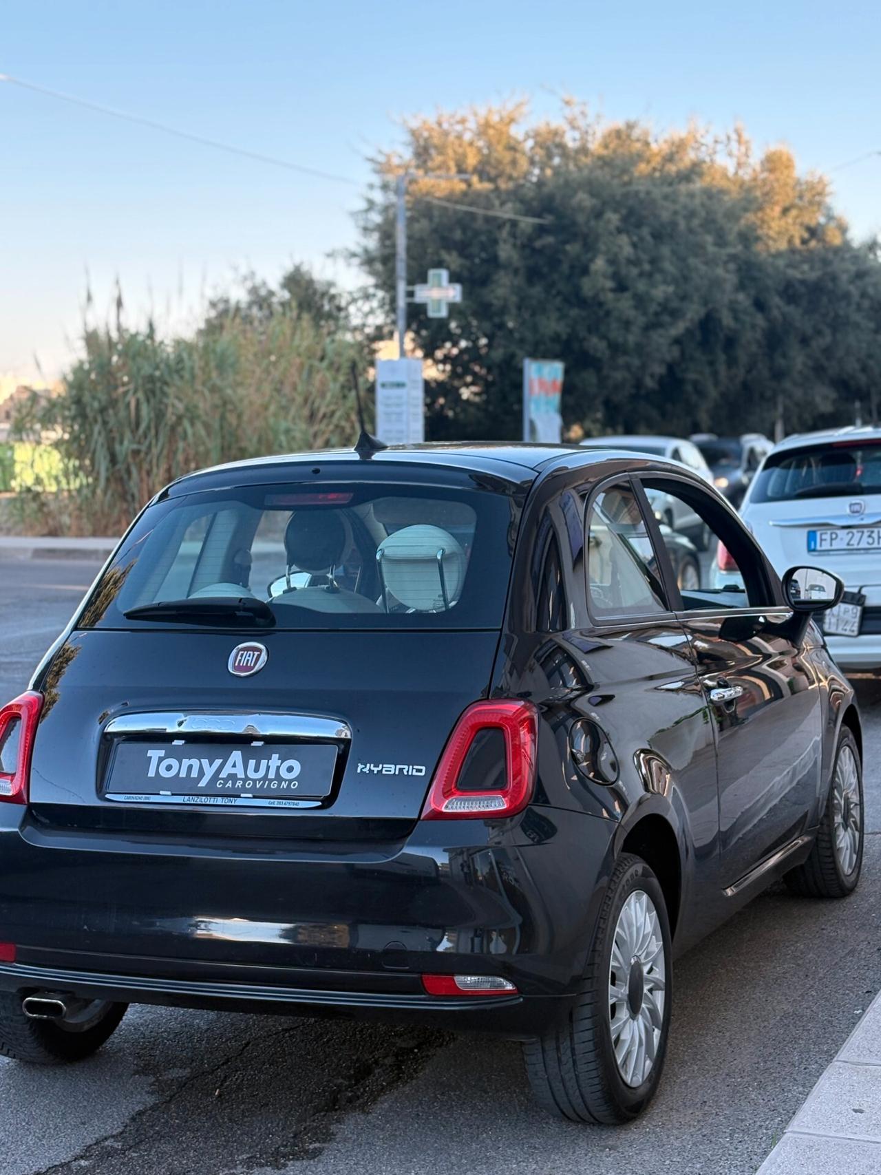 Fiat 500 1.0 hybrid Dolcevita 70cv adatta per NEO PATENTATI,CON BLOCK SHAFT,U-CONNECT,ANDROID AUTO,SCHERMO TO