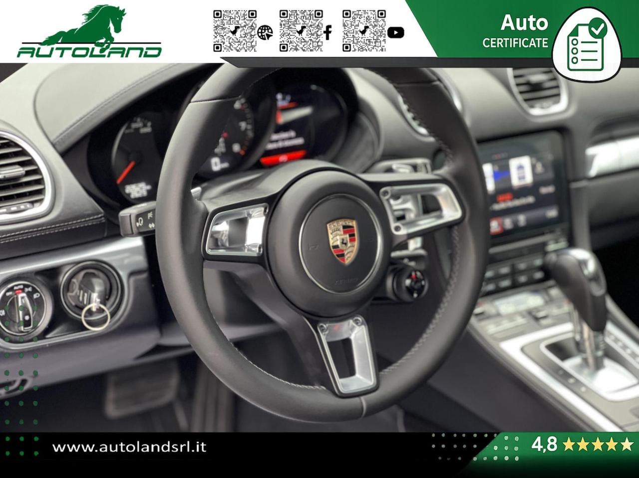 Porsche 718 Cayman 2.0 300cv pdk UNIPRO UFFICIALE