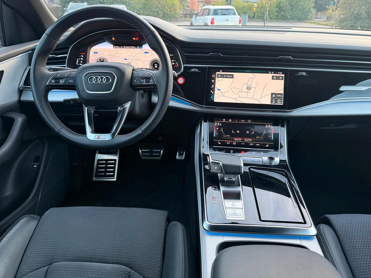 Audi Q8/50 TDI/286 CV/QUATTRO/SLINE/C-AUT/NAVI/PDC/TEL-POST/CERCHI21/V.PRIV/CLIMA 4 ZONE/SOFT CLOSE!!