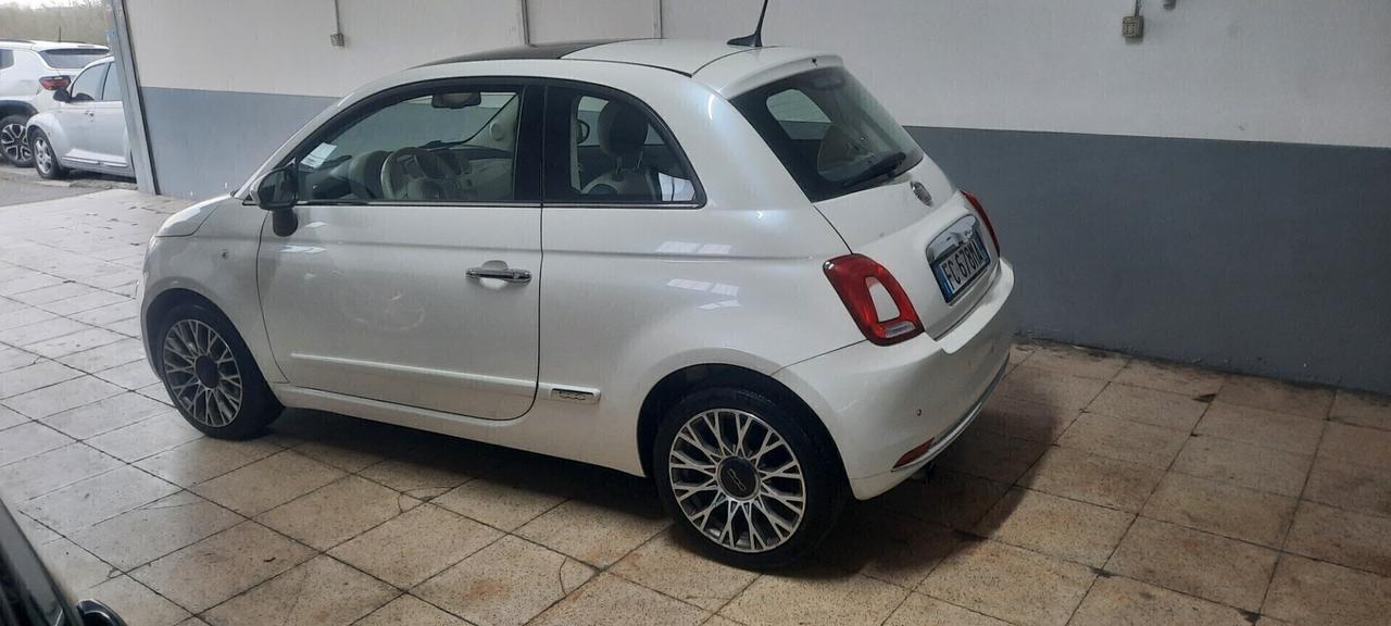 Fiat 500 cc0.9 twinair turbo benzina cambio automatico anno 2016