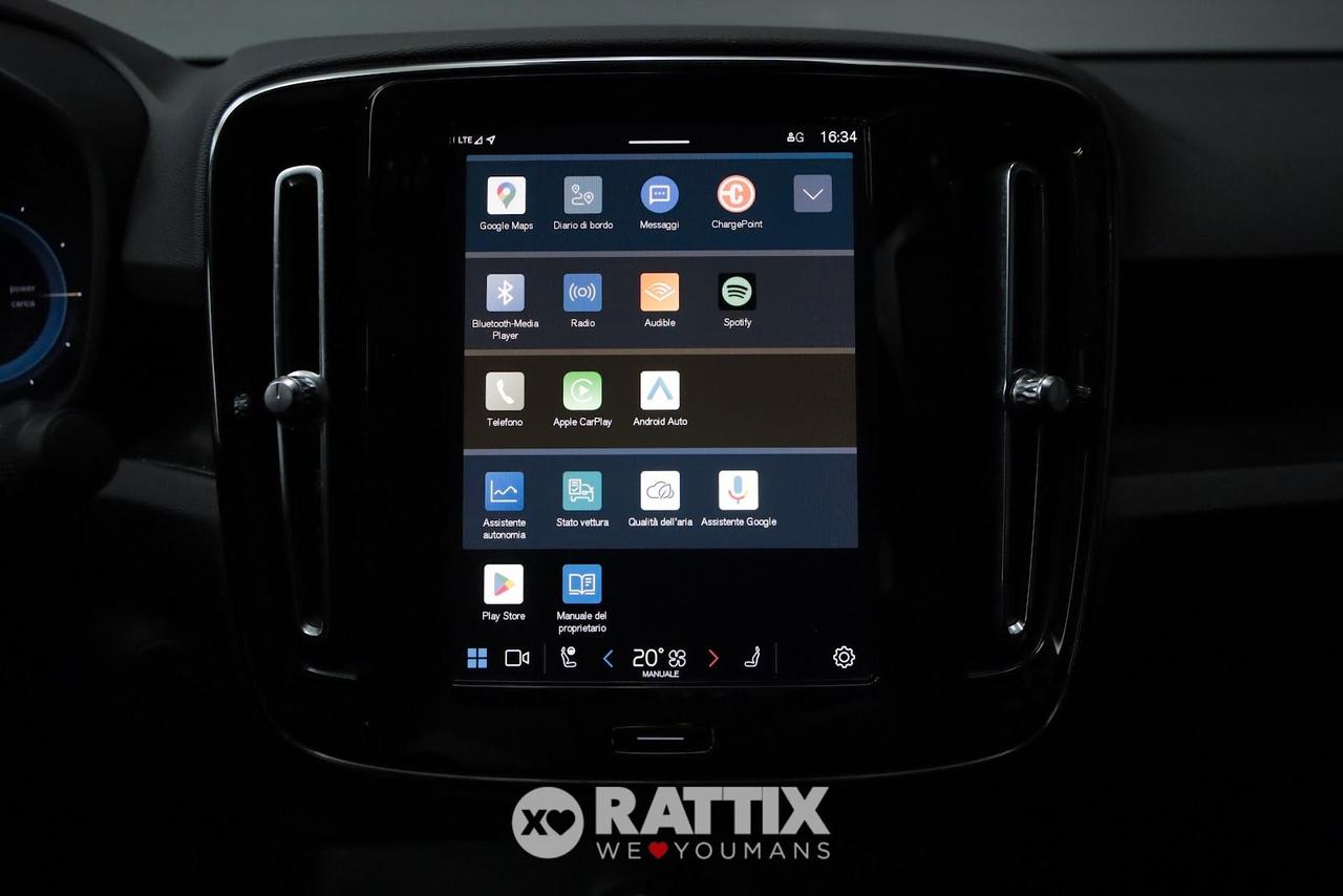 Volvo C40 motore elettrico Twin Motor Ultimate AWD + tetto panoramico