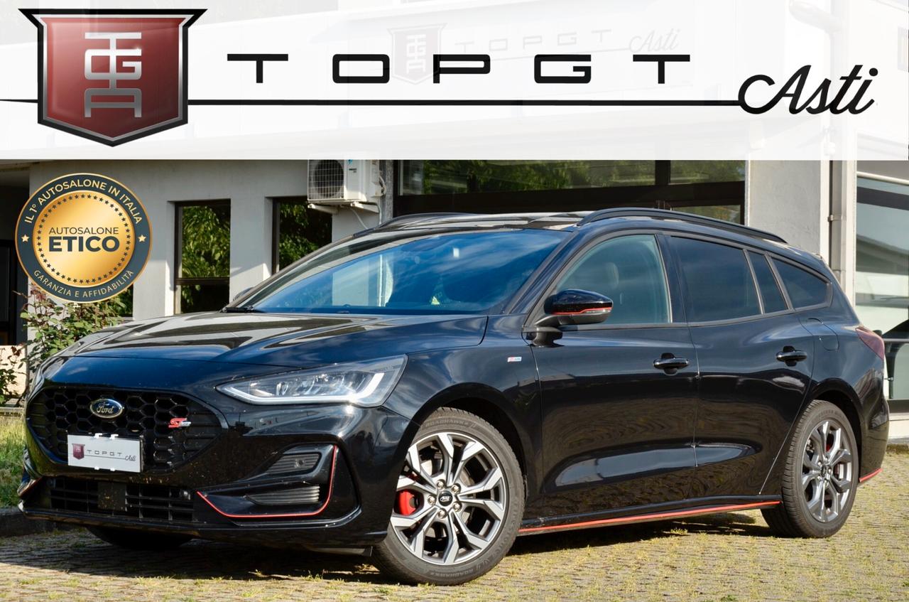 FORD FOCUS SW 1.0 t ECOBOOST HYBRID ST-LINE X 155cv AUTO, UNICOPROPRIETARIO, UFF ITALIANA, SERVICE FORD, EURO 6D, FULL LED, RETROCAMERA, PERMUTE