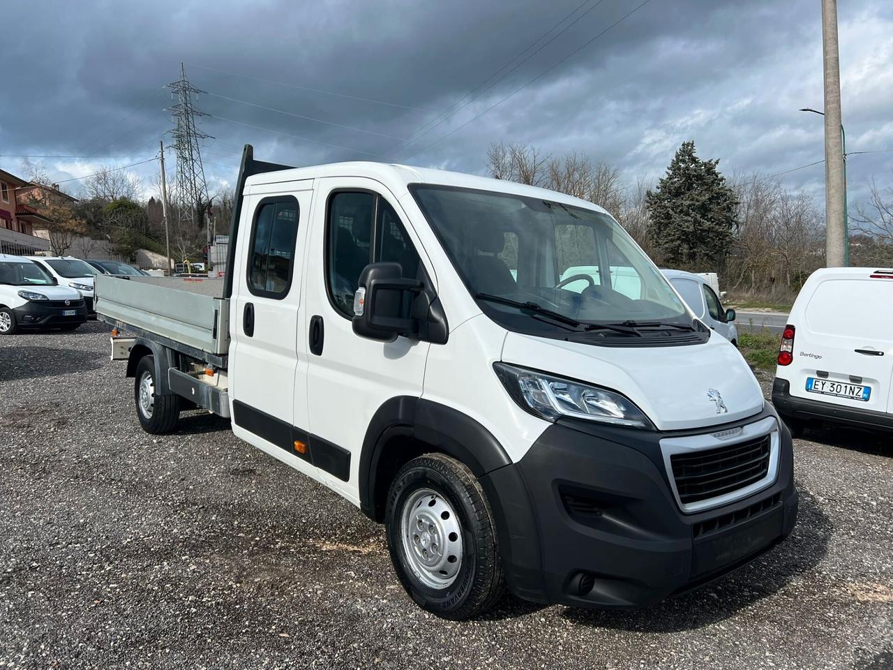 Peugeot Boxer Doppia Cabina 7POSTI con Cassone aperto 2.2 HDi 160cv