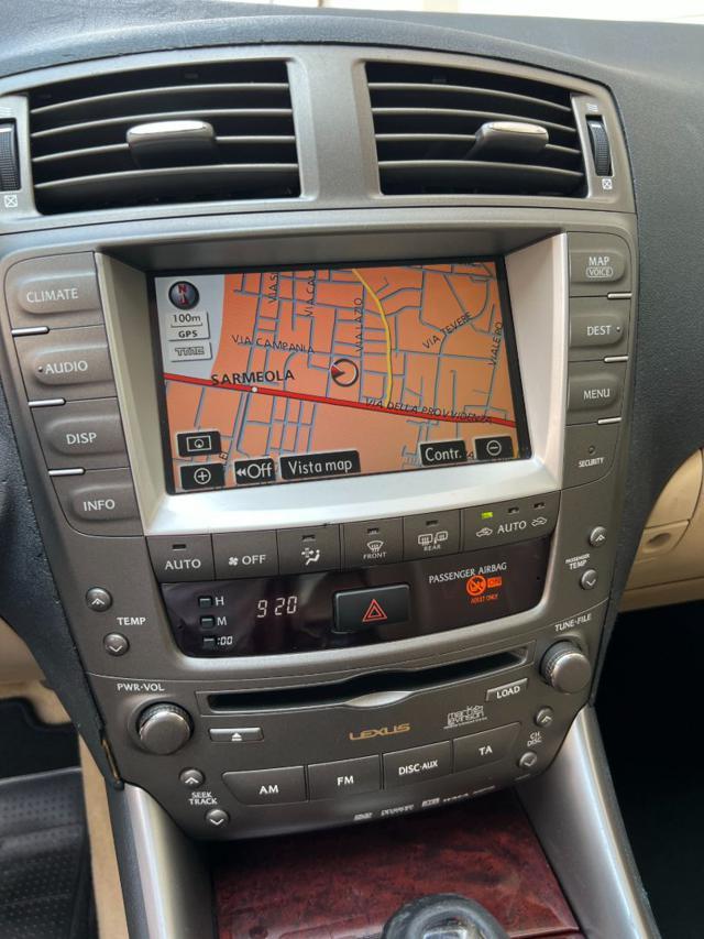 LEXUS IS 250 2.5 V6 Luxury unipro Keyless Sedili pelle vent