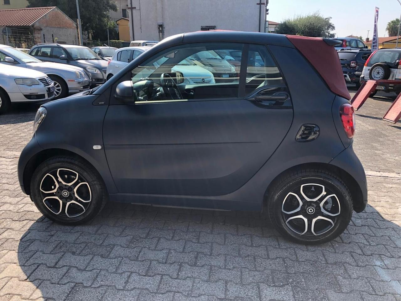 Smart ForTwo 90 0.9 Turbo NAVY/PELLE/TELECAMERA ECC...CABRIO POSSIBILITA' GARANZIA EUROPEA CONFORMGETS COMPLETA FINO A 60 MESI!!!