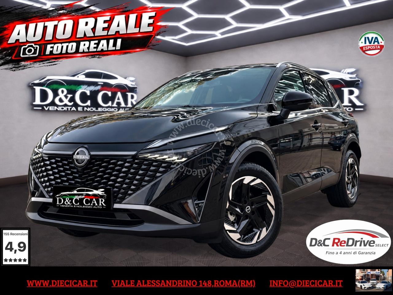 Nissan Qashqai 1.3 mhev N-Connecta 158cv xtronic HEAD-UP/TETTO/WINTER PACK/FULL OPT