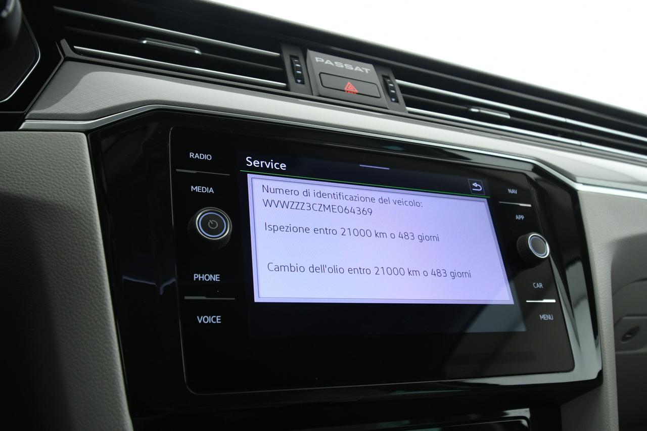 VOLKSWAGEN Passat Variant 2.0 tdi Business 150cv dsg CAMERA+LED+PELLE+ACC