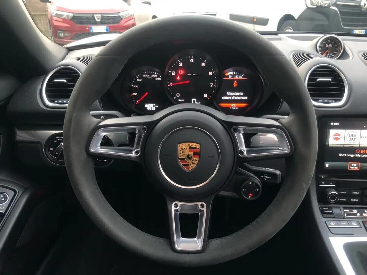 Porsche 718 Boxster 2.0-MANUALE-PORSCHE APPROVED 111 CONTROLLI UFFICIALI