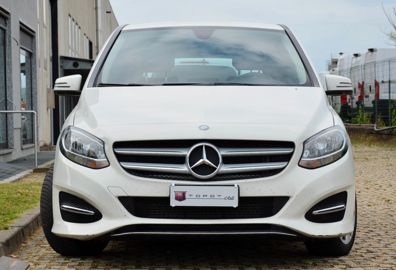 MERCEDES B180 1.6 SPORT 122cv MANUALE, EURO 6B, UFF ITALIANA, SERVICE DIMOSTRABILI, RETROCAMERA, PERMUTE