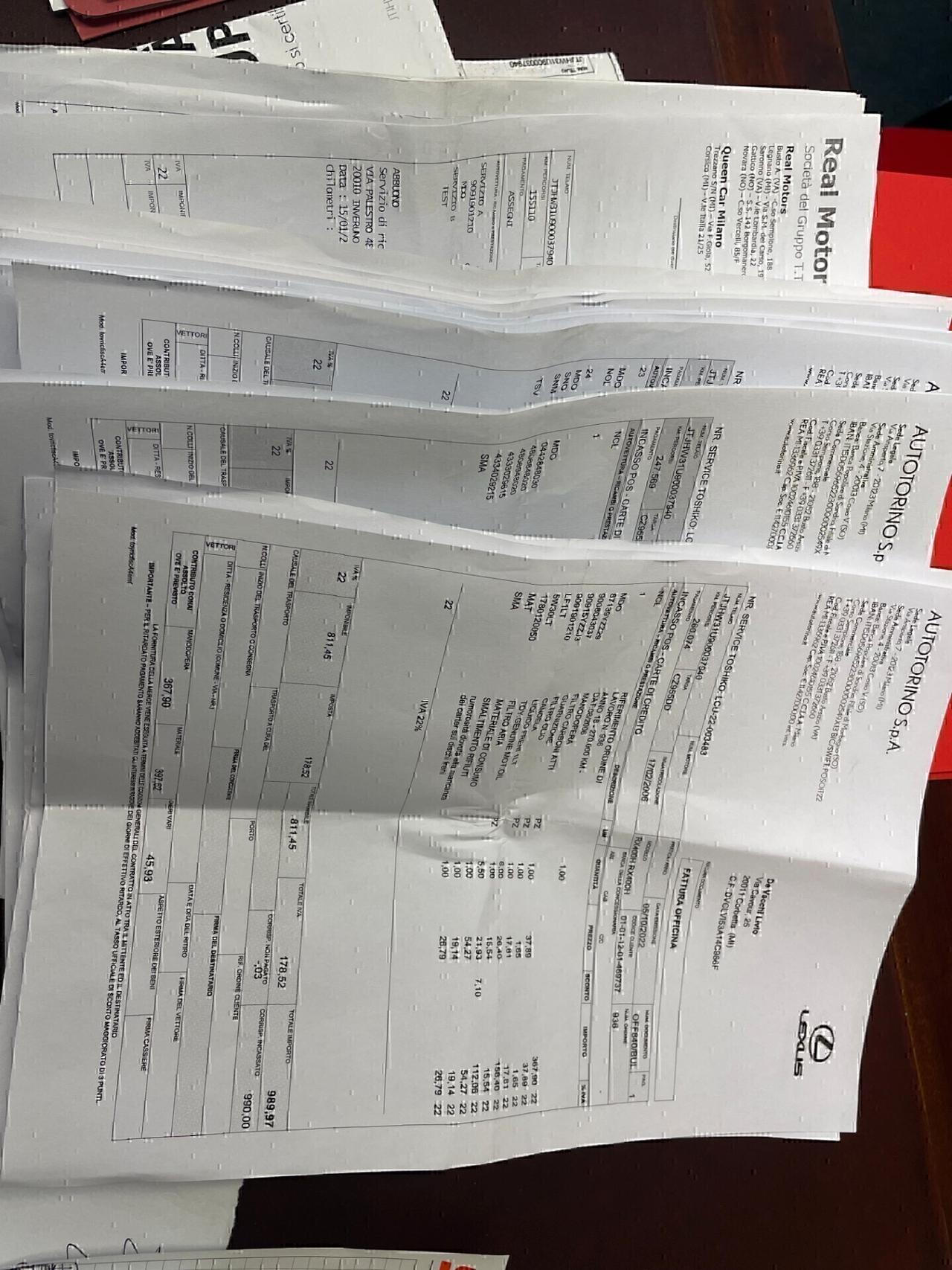 Lexus RX 400 TAGLIANDI CON FATTURE LEXUS