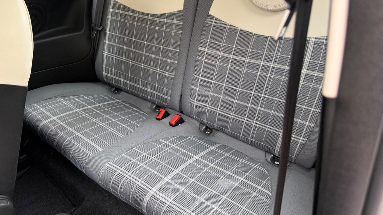 Fiat 500 1.2 Lounge LED CAR PLAY PANORAMA CERCHI 15 PDC BLUETOOTH