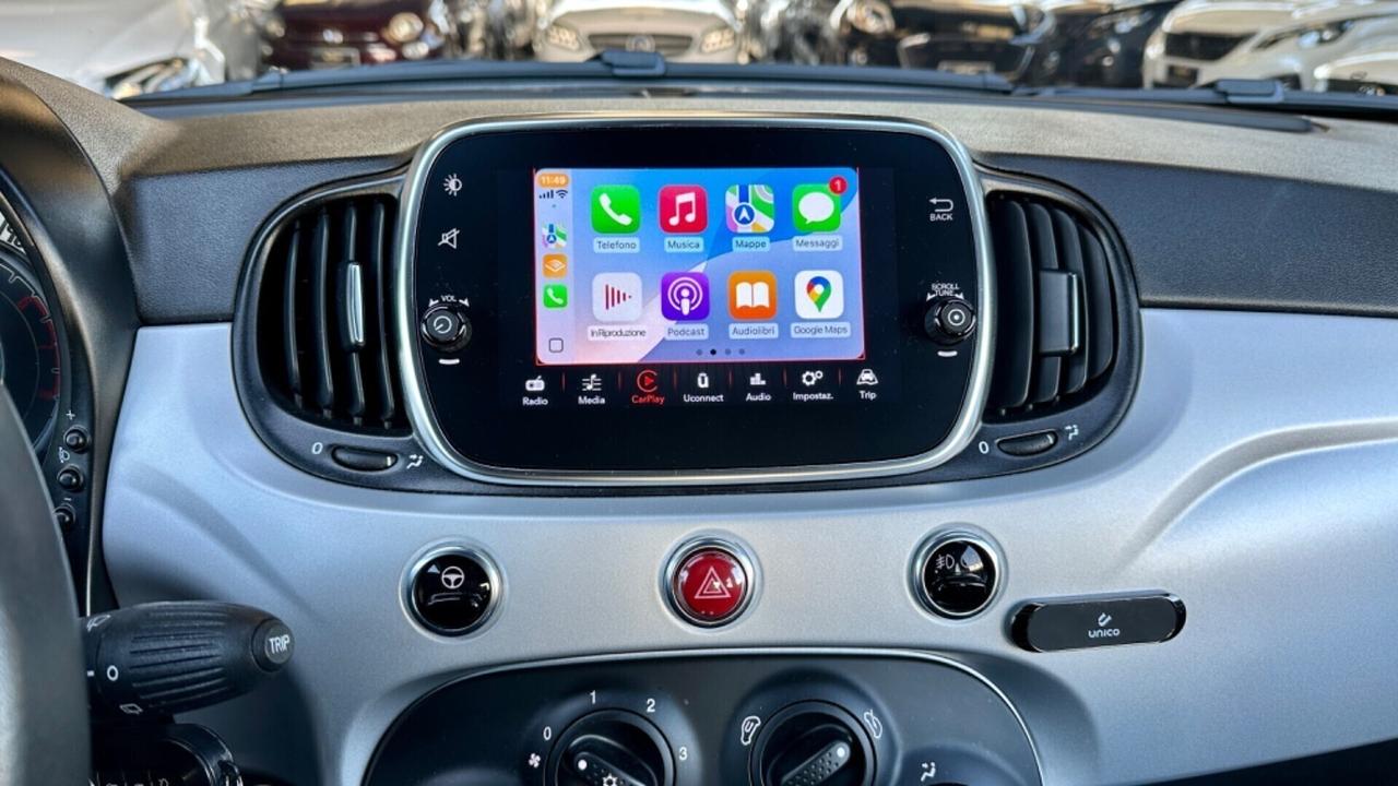 Fiat 500 1.0 Hybrid Hey Google