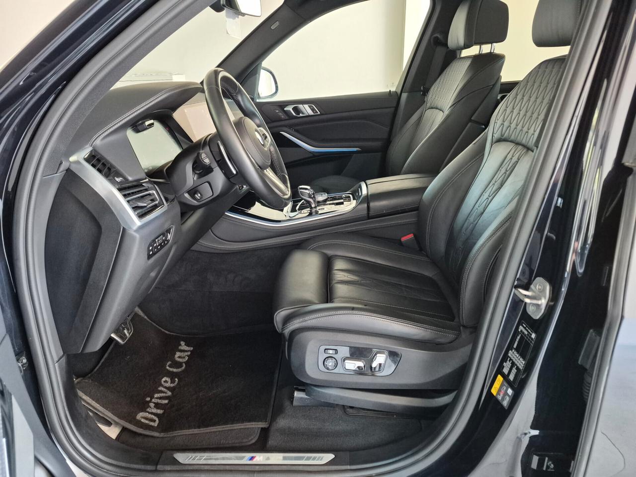 BMW X5 XDRIVE 45E MSPORT LASER PELLE TETTO SOSPENSIONI PNEUMATICHE FRENI M BLU C.21" ADAS 1 PROPRIETARIO