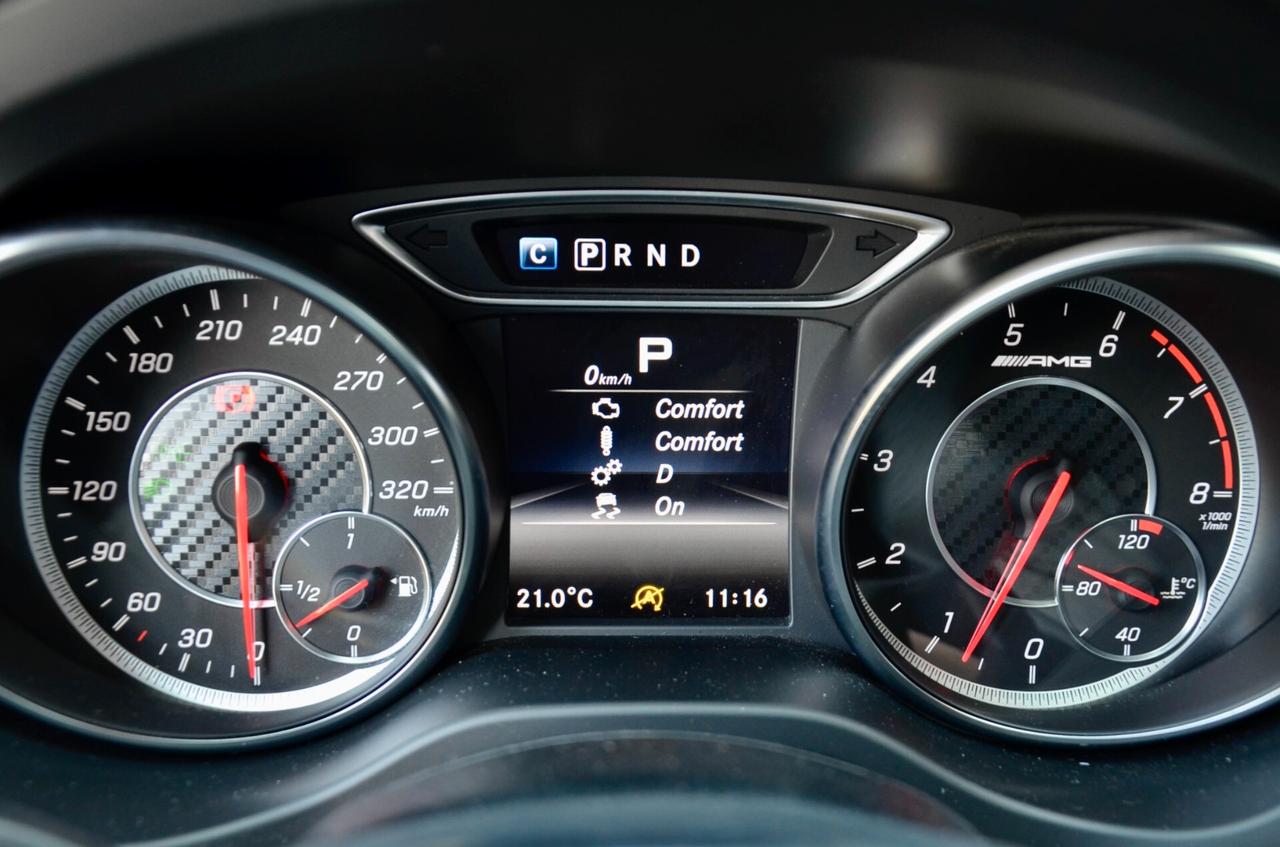 MERCEDES-BENZ CLA AMG 45 4MATIC 381cv AUTO, UFF ITALIANA, EURO 6B, TETTO, NIGHT PACK, SCARICO PERFORMANCE, PERMUTE