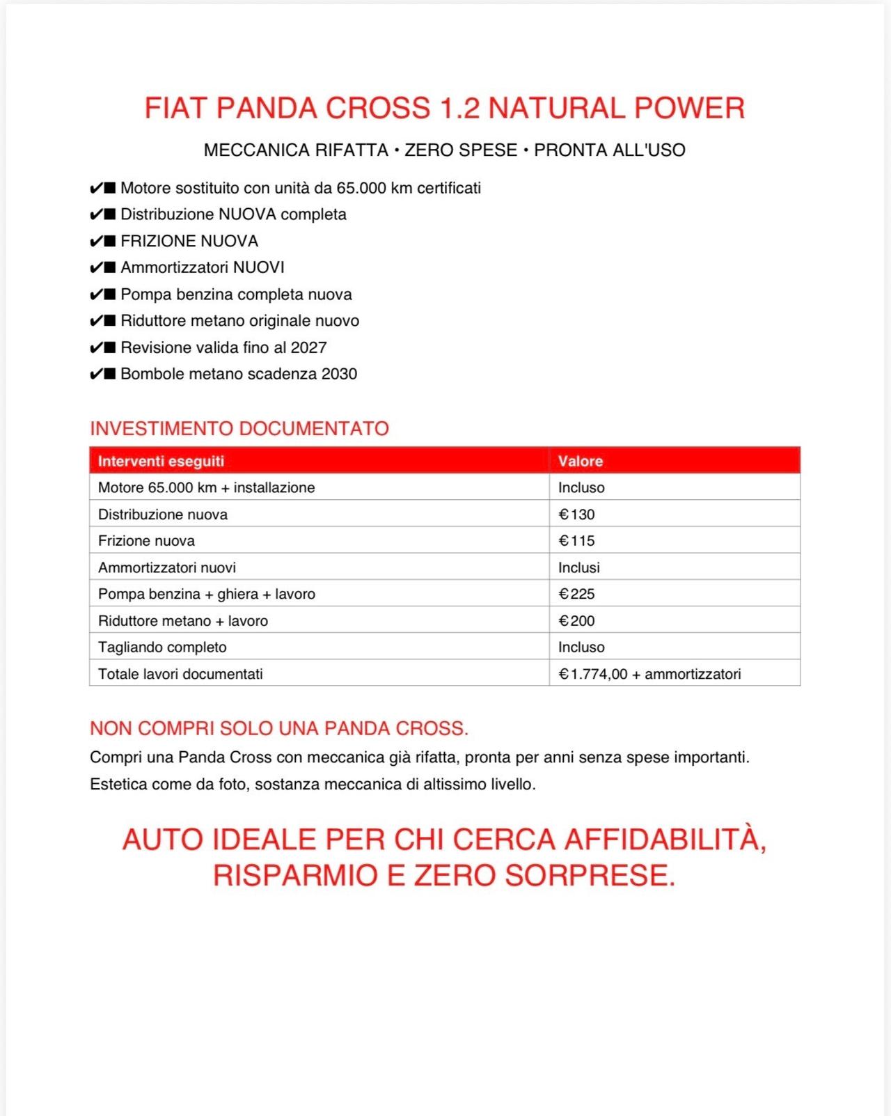 Fiat Panda 1.2 Climbing Natural Power