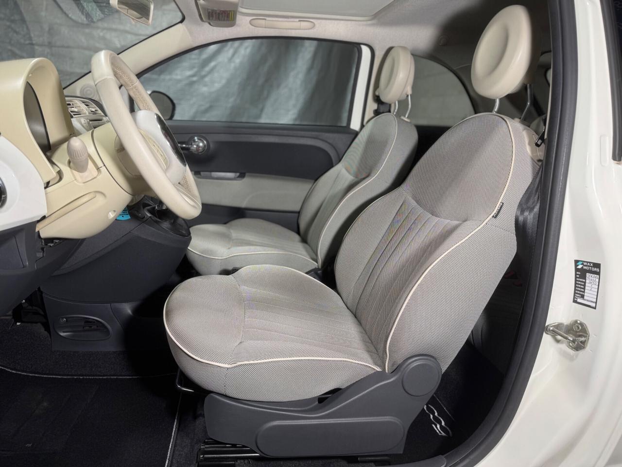 FIAT 500 1.2 69CV TETTO PANORAMICO UNIPROPRIETARIO