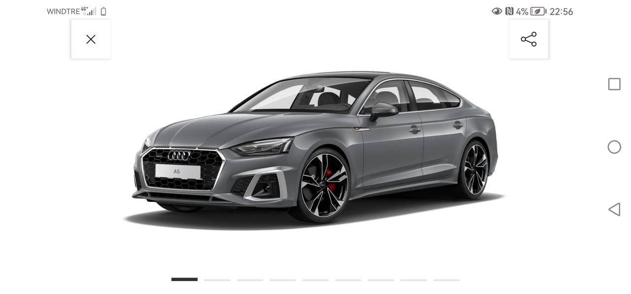 Audi A5 SPB 40 TDI quattro S tronic S line edition TETTO LED B&O 20