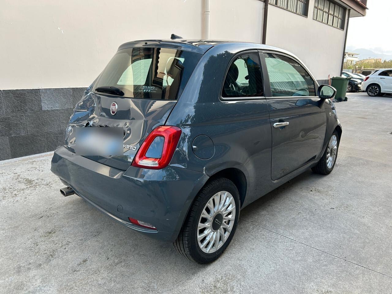 Fiat 500 1.0 Hybrid - 2021 Incidentata