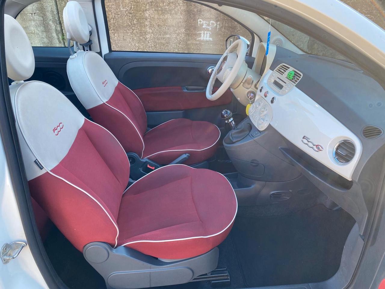 Fiat 500 1.2 Lounge 69cv cabrio full nuova 2010