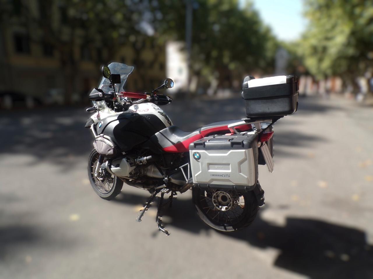 Bmw R 1200 GS Adventure DAKAR | TRIS BORSE ORIGINALI FARO ANT. A LED NAVI 4 FARETTI PROFONDITA'