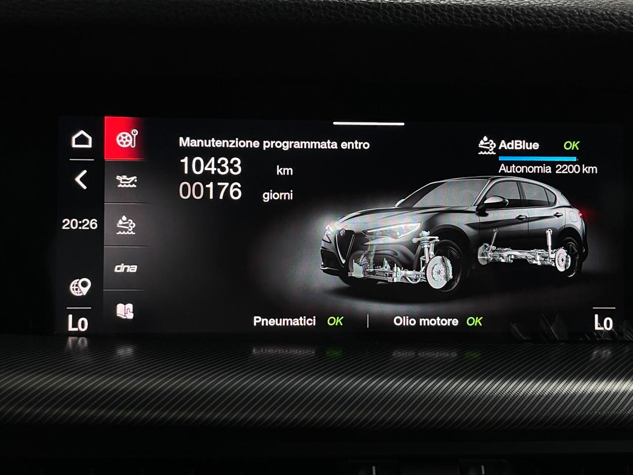 Alfa Romeo Stelvio 2.2 TD SPRINT GOMME NUOVE TAGLIANDATA RETROCAMERA